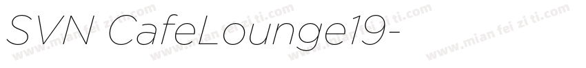 SVN CafeLounge19字体转换